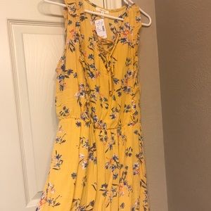 New yellow women dress